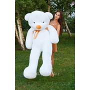 Плюшевый медведь Тедди 180 см Белый фотография