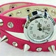 Часы с шипами, женские Розовые фотография