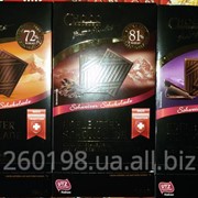 Швейцарский гіркий шоколад 72 % 81 % какао фото