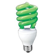 Лампа энергосберегающая ERS-02A 26Вт Е27 зеленая фото