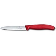 Нож для овощей VICTORINOX SwissClassic, 10 см, красный (57875) фото