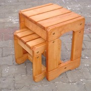 Табурет-стул деревянный фото