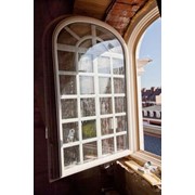 Деревоалюминиевое окно системы БиТри фото