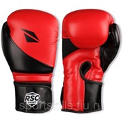 Перчатки боксёрские RSC PU FLEX BF BX 023 10 унций Красно-черный фотография