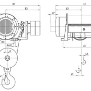 Таль электрическая 13Т 3534, г/п -2 тонн, в/п -9 метра, пр-во Болгария фото