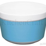 Горшочек порционный фарфоровый Colourworks Kitchen Craft 10*6см голубой (433831) фотография