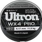 Шнур ULTRON WX 4PRO 0.25мм,20кг,100м, рубин фото