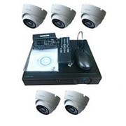 Комплект видеонаблюдения “Zodikam Combo Dome 5 POE“ (5 IP камер+регистратор) фото