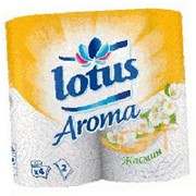 Туалетная бумага Lotus Aroma Жасмин двухслойная фото