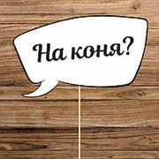 Табличка “На коня?“ (Арт. FSC-10) фото