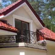 Кованая оградка для балкона фотография