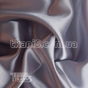 Ткань Стрейчевый атлас тонкий (светло-серый) 2184 фото