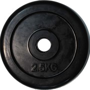 Диски ZSO Диск обрезиненный ZSO черный "Classic" D-26, от 0,5 кг. (2.5 кг)