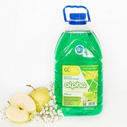 Средство для мытья посуды Альфа яблоко 5л (концентрат)