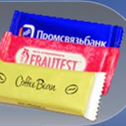 Шоколад с логотипом фотография