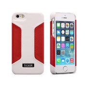 Чехол iCarer для iPhone 5/5S Colorblock White/Red (back cover)