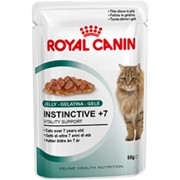 Instinctive +7 (в желе) Royal Canin корм для взрослых кошек, от 7 лет и старше, Пакет, 12 x 0,085кг фотография