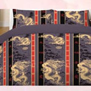 Двуспальный постельный набор Ранфос, Черный дракон, бязь Голд, код товара 22-5