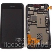 Дисплей оригинальный (модуль) + тачскрин (сенсор) с рамкой для Nokia Lumia 530 3570 фотография