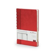 Ежедневник недатированный с индексами А5 Bergamo, красный фото