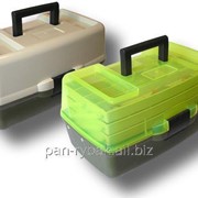 Fishing box with three shelves solid color cover