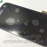 Дисплей Samsung I9300 модуль с сенсором синий Оригинал фото