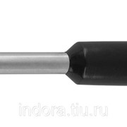 Наконечник СВЕТОЗАР штыревой, изолированный, для многожильного кабеля, черный, 1,5 мм2, 25шт фото