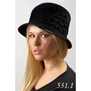 Женская шляпка Wol'ff из чешского велюра 531.1 фото