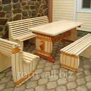 Комплект мебели Пивной, для беседки, сауны, бани фото