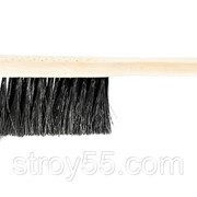 Щетка-сметка 2-рядная, 280 мм, деревянная ручка// Россия фото