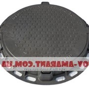 Садовый люк пластиковый А15 черный 1 т фото