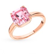 Серебряное кольцо с кристаллами swarovski SOKOLOV 93010834 фото