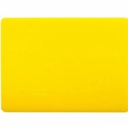 Доска разделочная Luxstahl 500х350х18 жёлтая полипропилен фотография