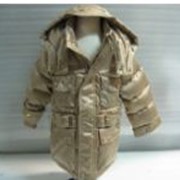 Куртка-пуховик детский 90 бежевый фотография
