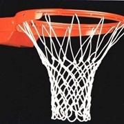 Сетка баскетбольная нить 8,0 мм профессиональная шнур ПрофСетка 9080 шт., белый фото