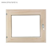 Окно, 50×70см, двойное стекло, с уплотнителем, из липы фото