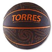 Мяч баскетбольный Torres TT №7 B00127 (Коричневый+оранжевый)