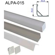 Рассеиватель для алюминиевого профиля Alpa-015, L-2000mm цвет (опал) молочный LAA21-0
