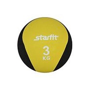 Медбол StarFit PRO GB-702 3 кг желтый фотография