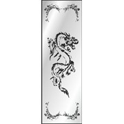 Обработка пескоструйная на 1 стекло артикул 5-04 фото