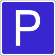 Дорожный знак Место для стоянки парковка 5.38 ДСТУ 4100-2002 фото