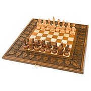 Шахматы + нарды резные “Гранатовый сад“ 50, Karen Harutyunyan фото