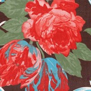 Ткань Шифон цветы кр.на кор, арт. 9659 фото