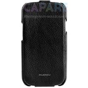 Чехлы Nuoku ROYAL Leather Case Black для Samsung Galaxy S3 фото