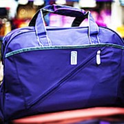 Дорожная сумка большая 50х25х32см фиолетовая фотография