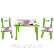 Детский стол и 2 стульчика Лунтик