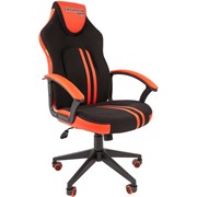 Компьютерное кресло Chairman game 26 черный/красный фото