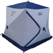 Палатка зимняя куб Следопыт 2-местная, бело-синий фото