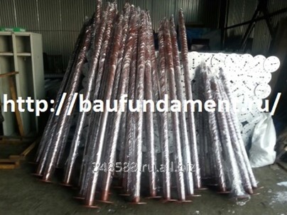 Винтовой фундамент BAU FC 76*(3,5)*2500 в Новосибирске (Сваи винтовые ...