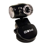 A-6 Global веб камера, 1,3 Mpix, USB 2.0, Чёрный, Зажим, Подсветка: Есть